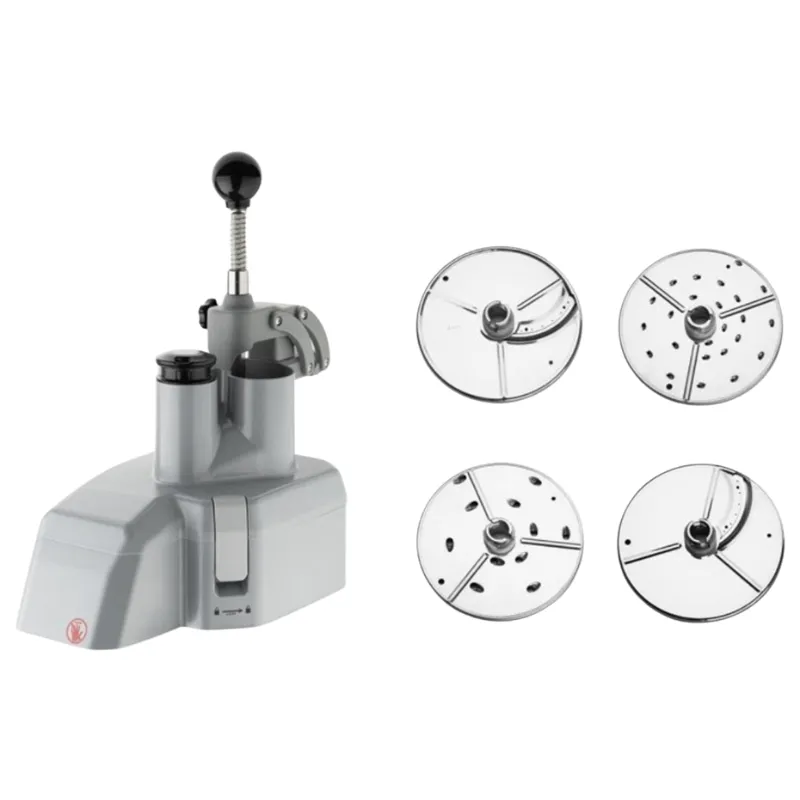 Accessoire Coupe Légumes et 4 Disques Inox Combiné Cutter