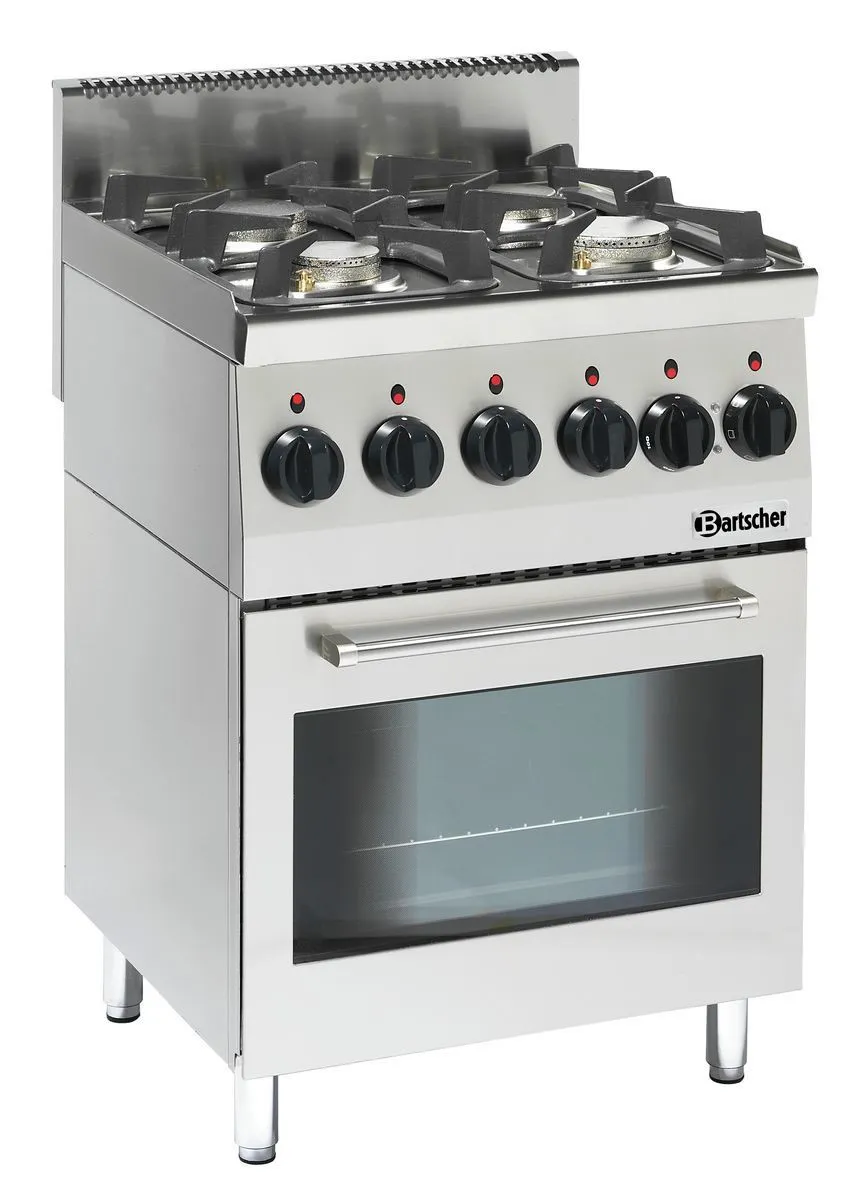 Gaskookplaat 4 Pitten - Serie 600