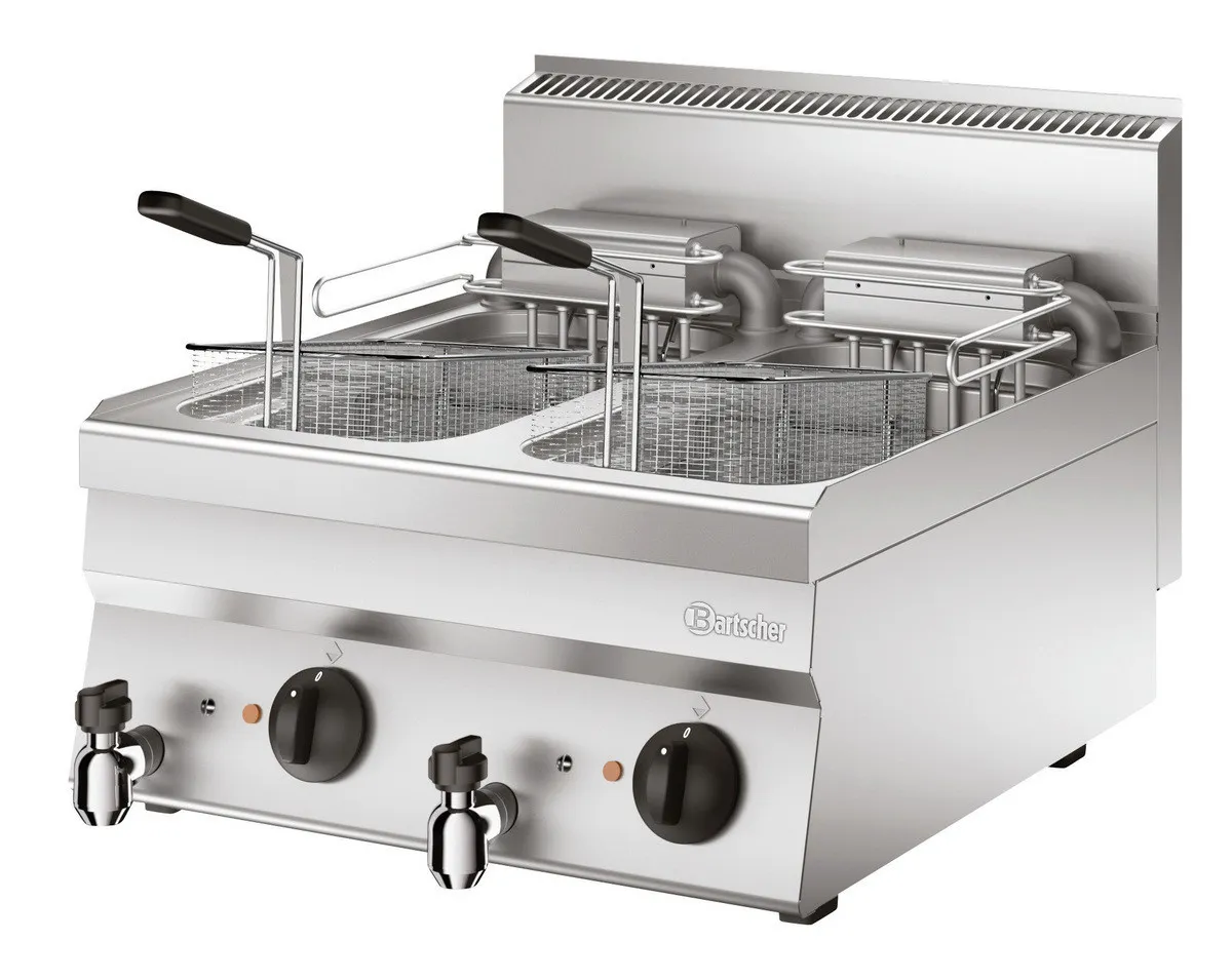 Elektrische Friteuse om neer te zetten - Serie 650 - 2 x 10 L