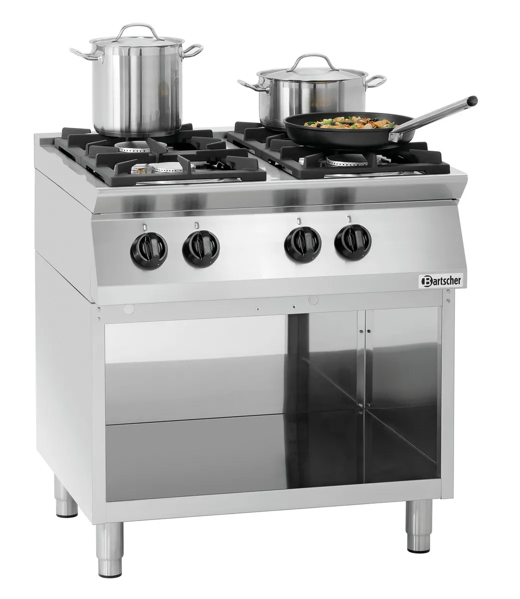 Gasherd mit 4 Brennern - Serie 700
