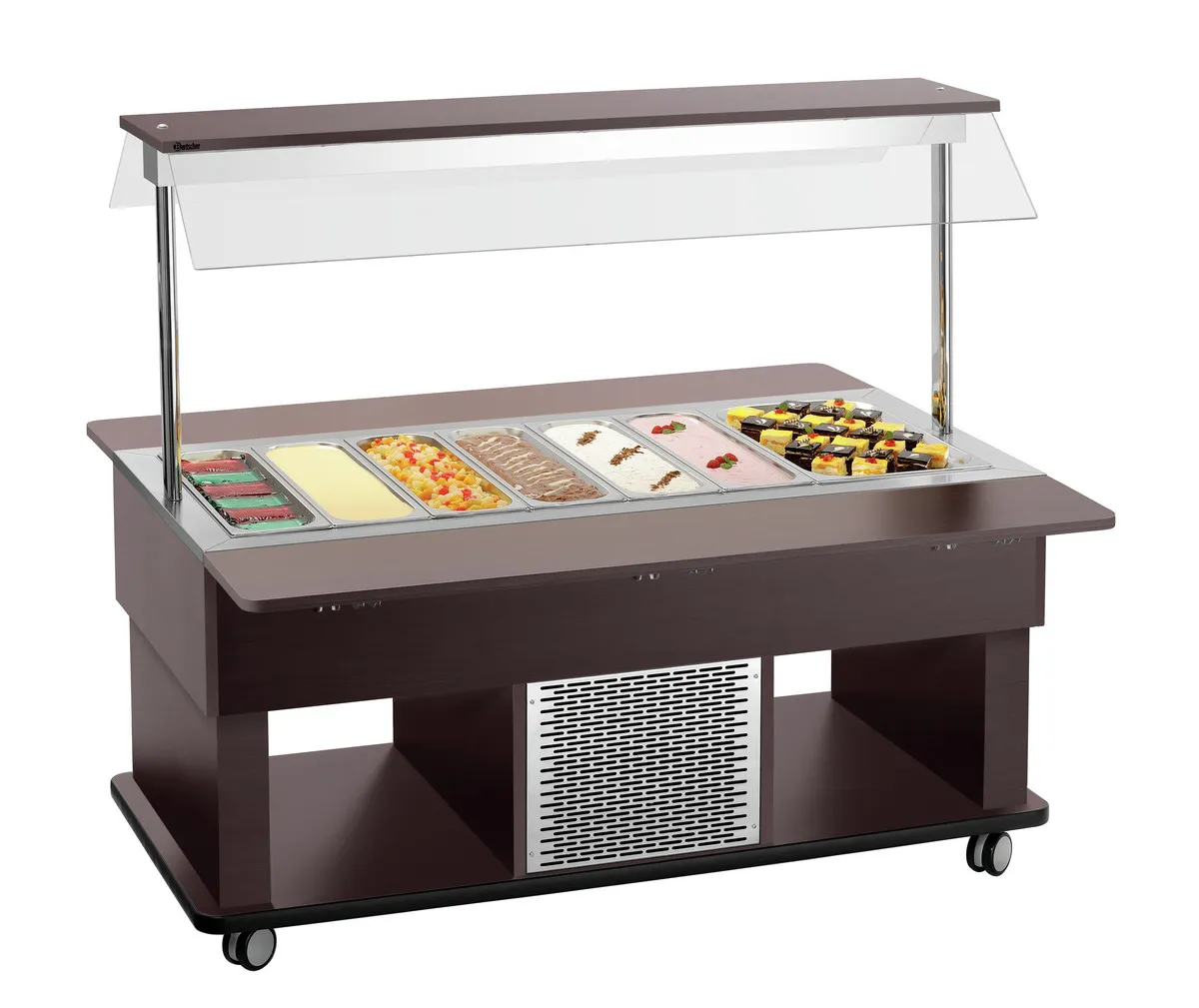 Kinder Buffetwagen Warm - 4 x GN 1/1