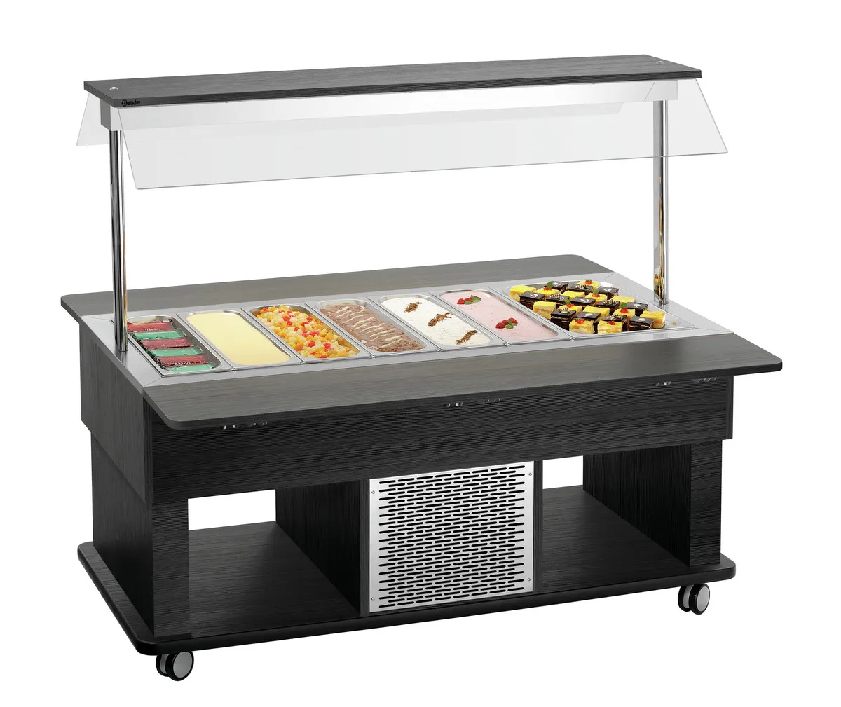 Kinder Buffetwagen Warm - 4 x GN 1/1