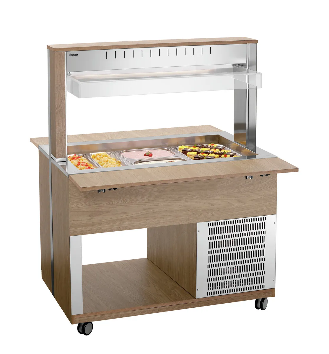 Warme buffetwagen - 3 x GN 1/1