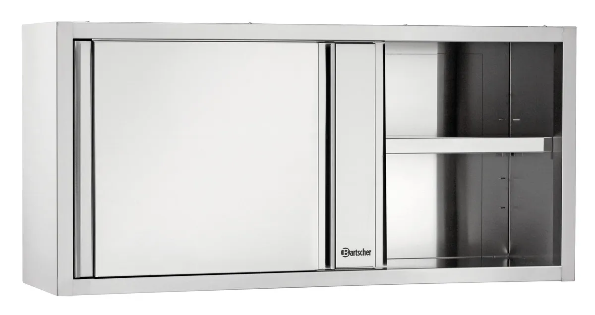 Hängeschrank aus Edelstahl - L 1200 mm