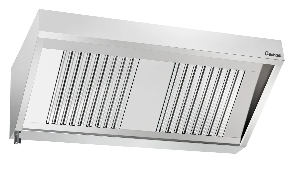 Wandhaube mit Motor und Beleuchtung - B 1400 x T 700 mm