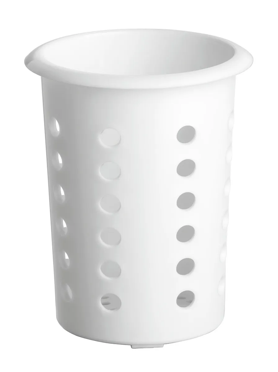 Witte Bestekmand - Ø 90 mm