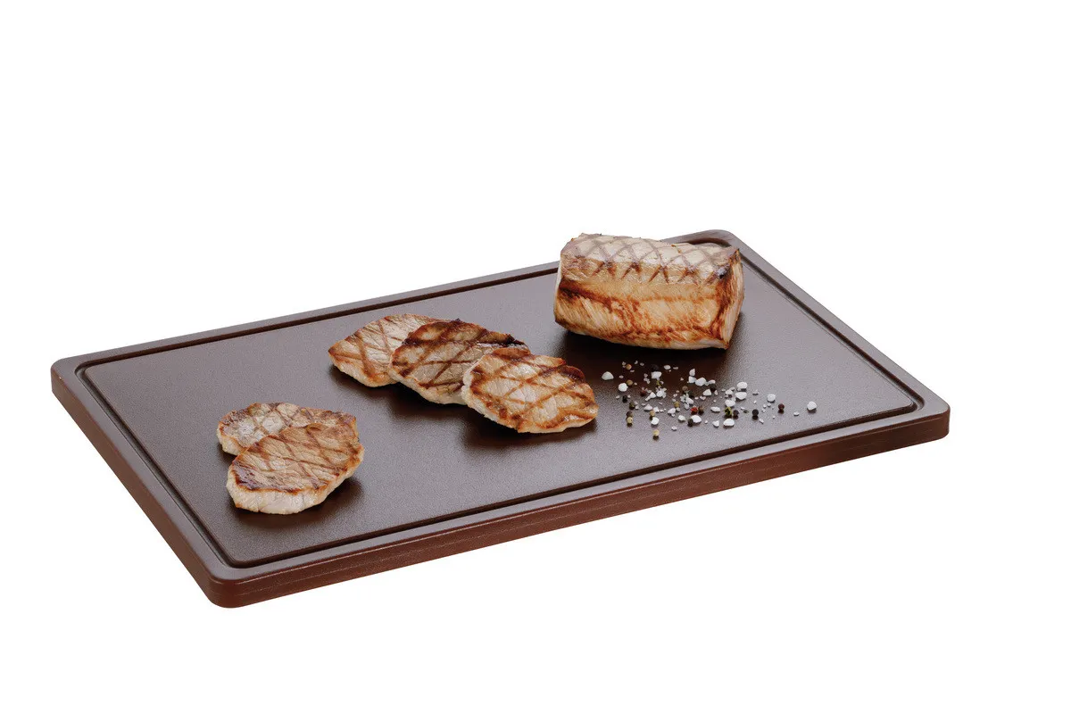 Planche à Découper 530 x 325 mm - Marron - 20 mm d'Epaisseur