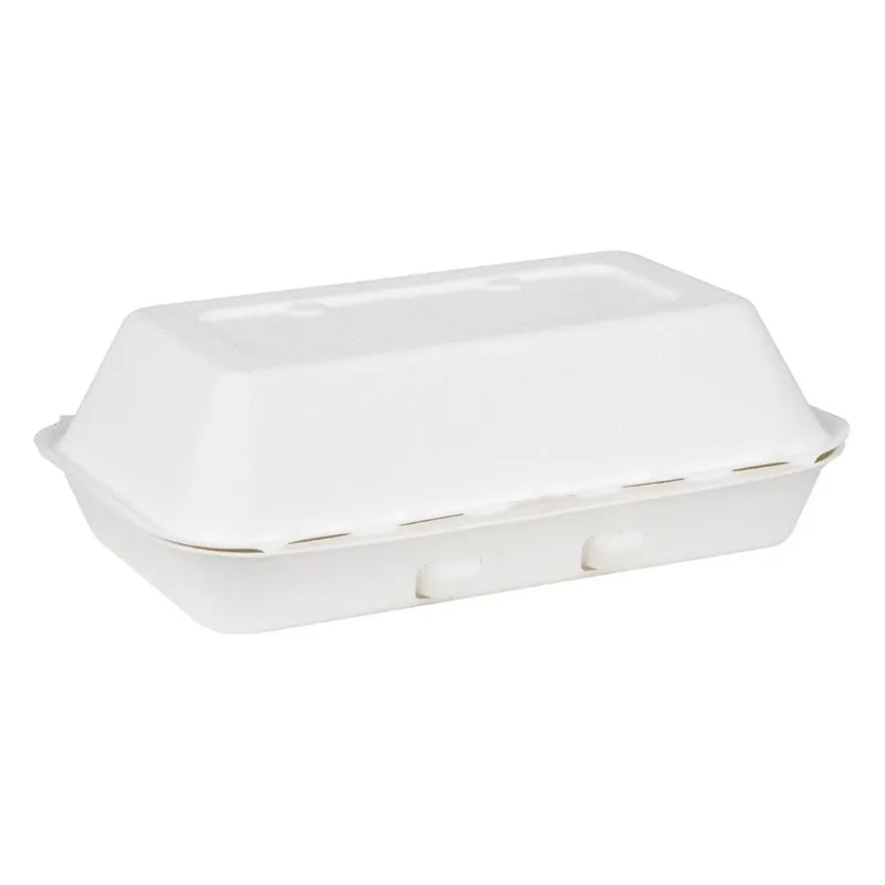 Kompostierbare Lebensmittelbehälter aus Bagasse Fiesta 400x335mm - Packung mit 200