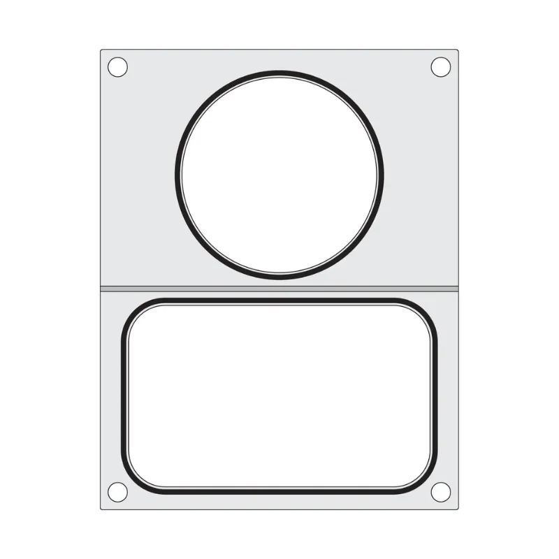 Matrice de Scellage pour Scelleuse Manuelle - Compartiments Rond et Rectangle