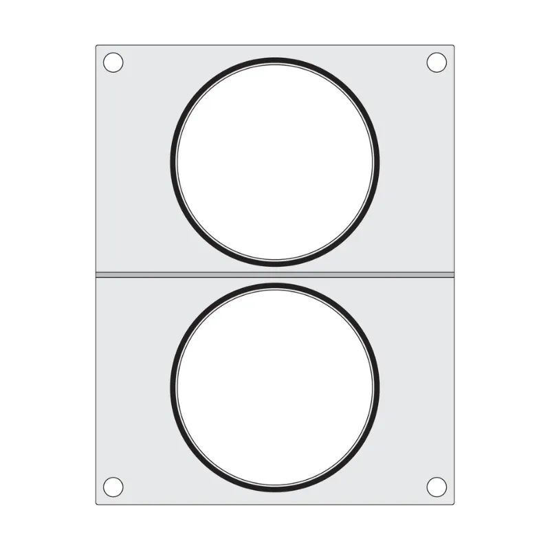 Matrice de Scellage pour Scelleuse Manuelle - 2 Compartiments