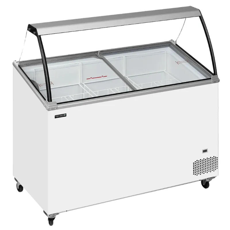 Vitrine à Crème Glace Statique - 3 x 5 L