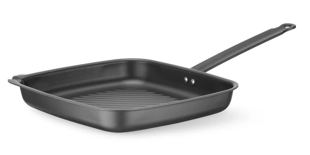 Geribbelde vierkante grillpan - 480 x 282 mm