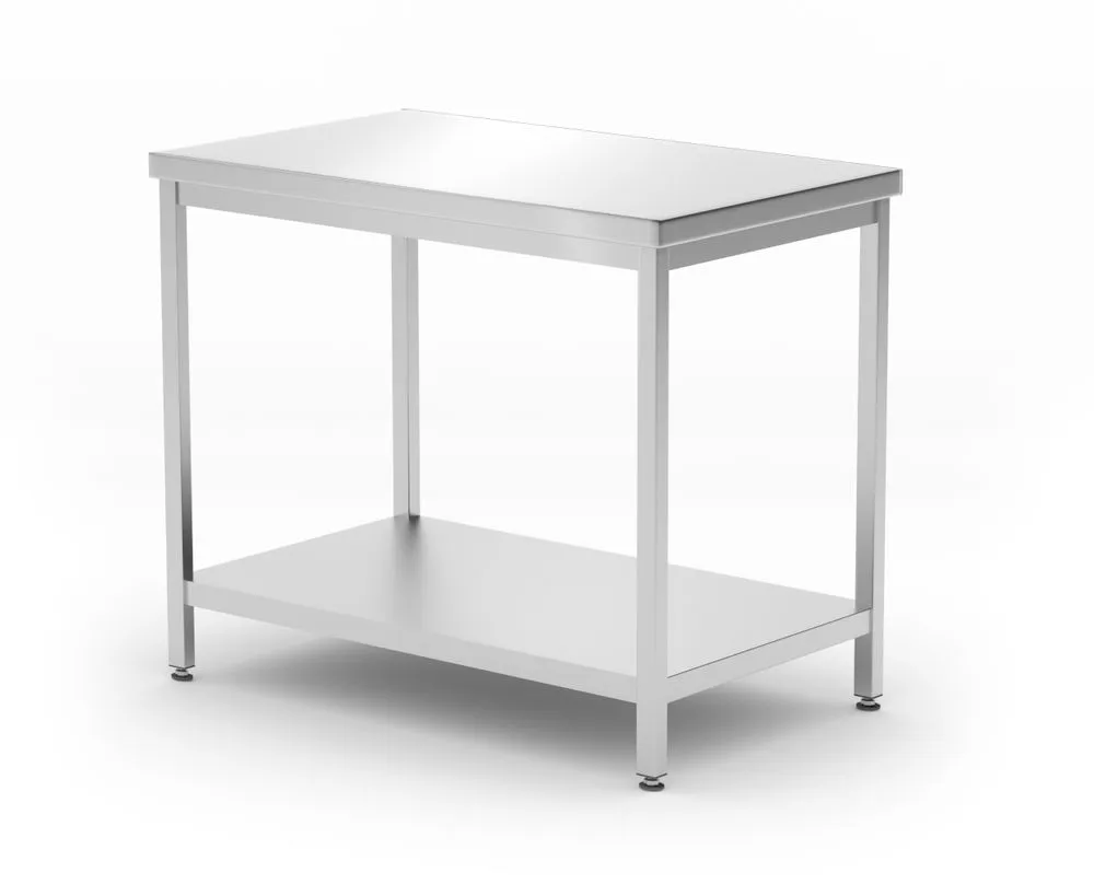 Table Centrale Profi Line avec Étagère - L 1000 x P 600 mm