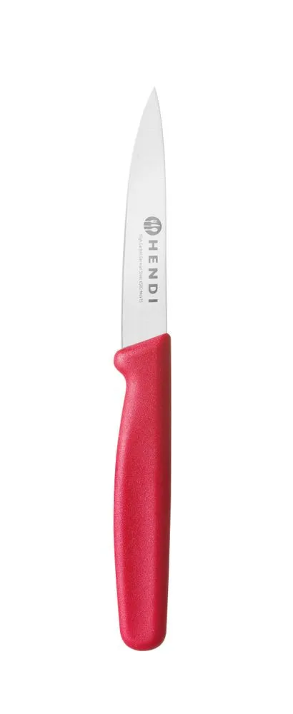Couteau Éplucheur Pointu Rouge - Lamme 192 mm