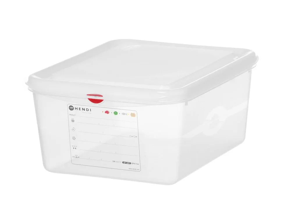 GN-Behälter 1/2 transparent aus PP - 10 L