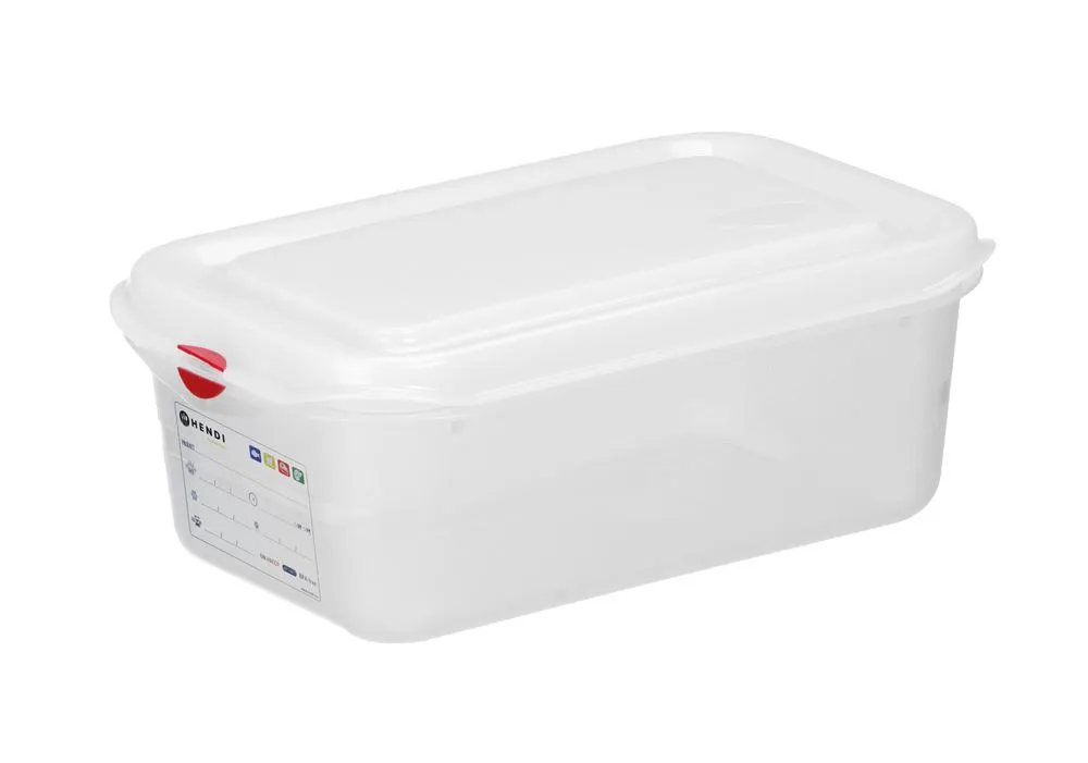 GN-Behälter 1/4 transparent aus PP - 2,8 L