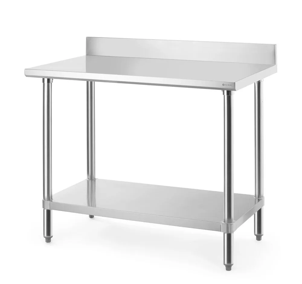 Werktafel met Achterwand en Plank - L 1000 mm