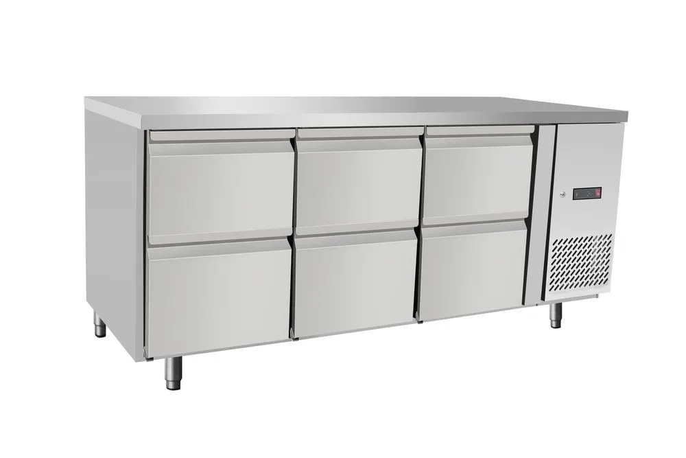 Réfrigérateur Comptoir 6 Tiroirs - 420 L