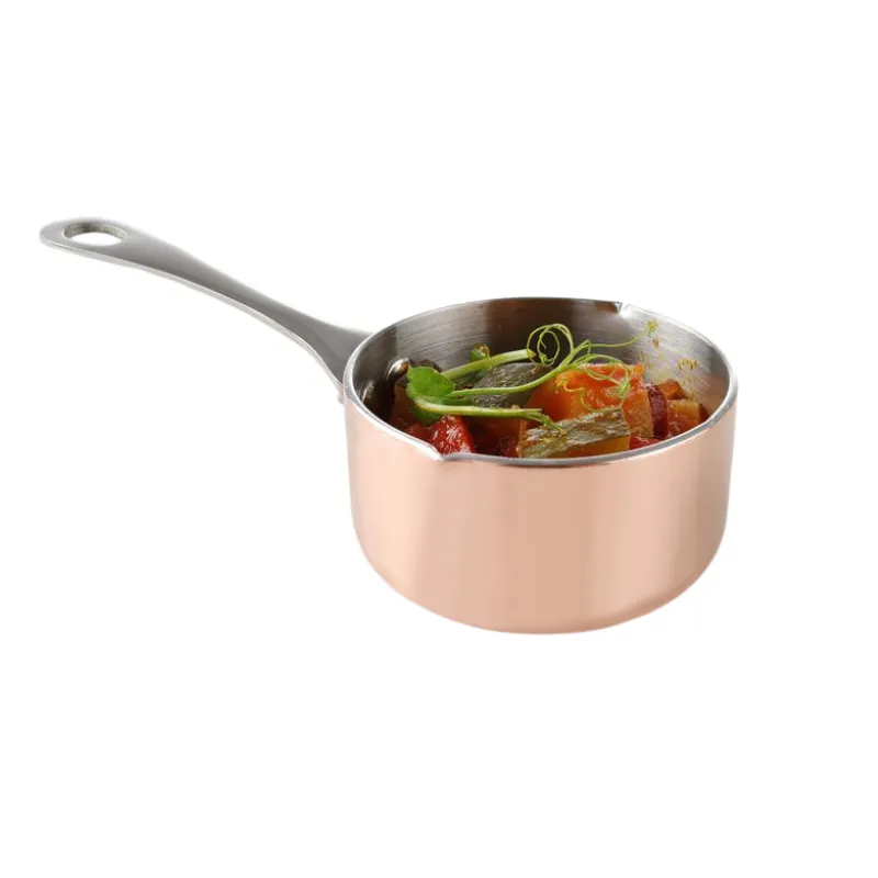 Casserole Miniature avec Bec Verseur - 75 mm de Diamètre
