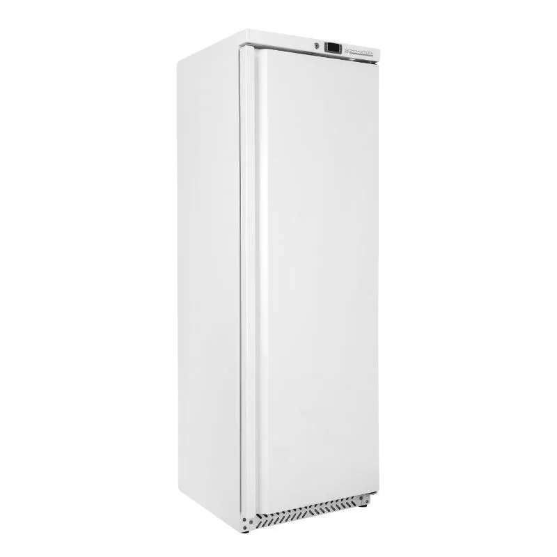 Armoire Réfrigérée Positive 380 L 0/+8°C Porte Pleine Blanche, Froid Statique, 4 Niveaux, R600a - Reconditionnée