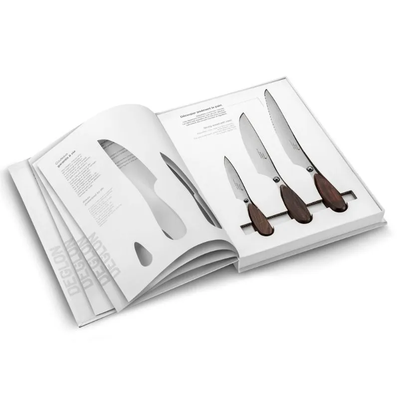 Coffret livre 3 couteaux