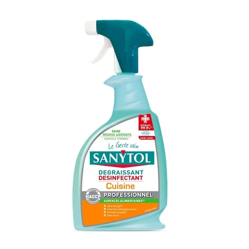 Sprühdesinfektionsmittel Entfetter Fresh für die Küche - 750 ML