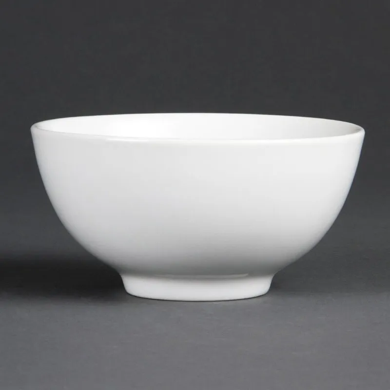 Bol à Riz Blanc - 130 mm de Diamètre - Lot de 12