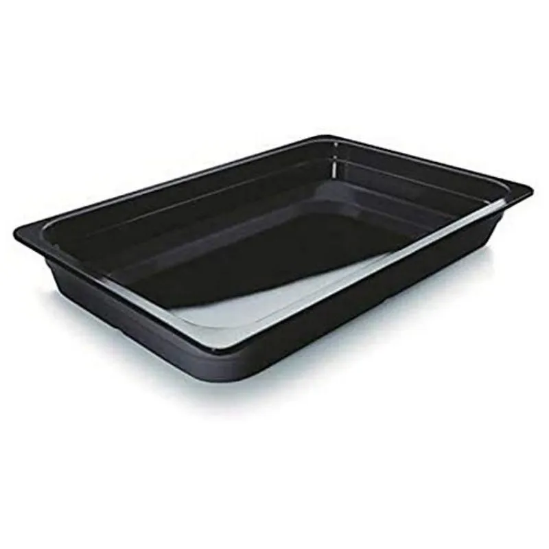 Bac Gastro GN 1/1 Noir Mélamine - Profondeur 65 mm - 8,5 L