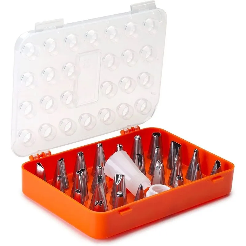 Set de 26 Douilles de Décoration en Inox