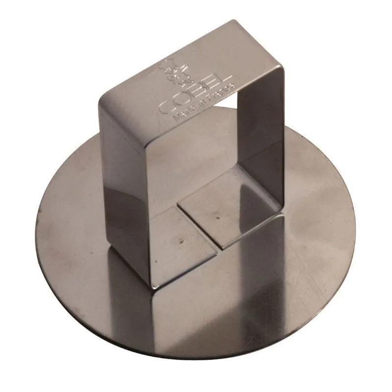 Poussoir Rond en Inox - Ø 78 mm