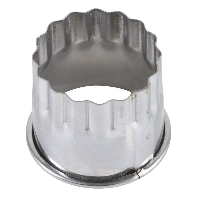 Découpoir Rond Cannelé en Inox - Ø 50 mm