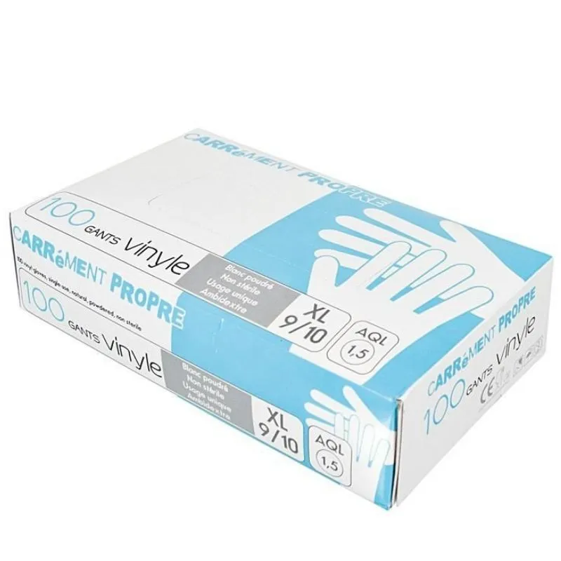 Handschuhe aus Vinyl Größe XL - Packung mit 100