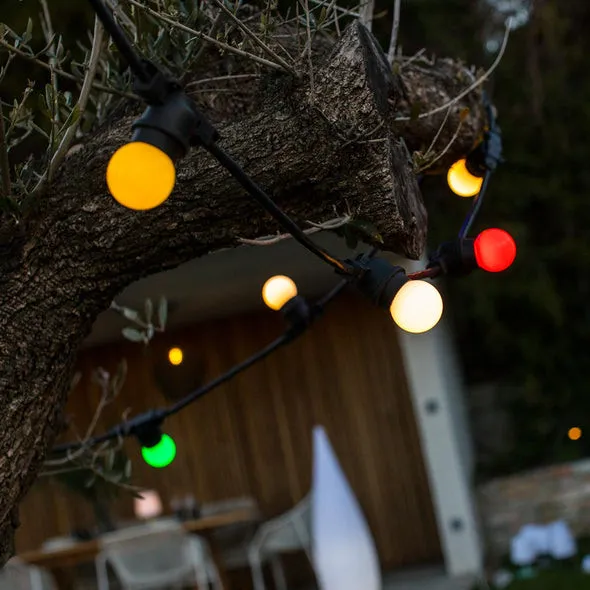 Prikkabel voor buiten meerkleurig 5.7 m - Party Guinguette