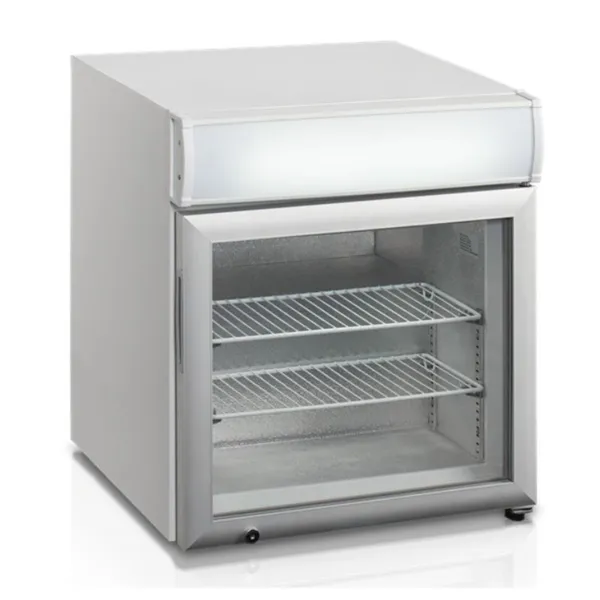 Tisch-Gefrierschrank Weiß 1 Glastür - 48 L