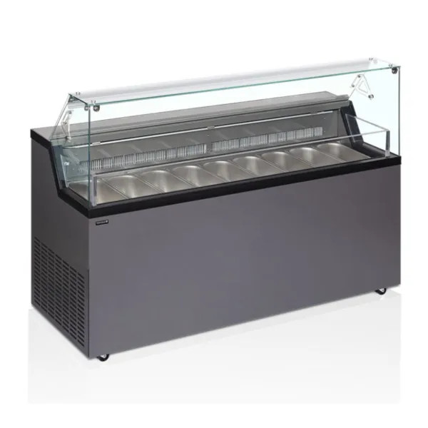Vitrine voor IJs met Bedieningsdeksel - 9 x 5 L