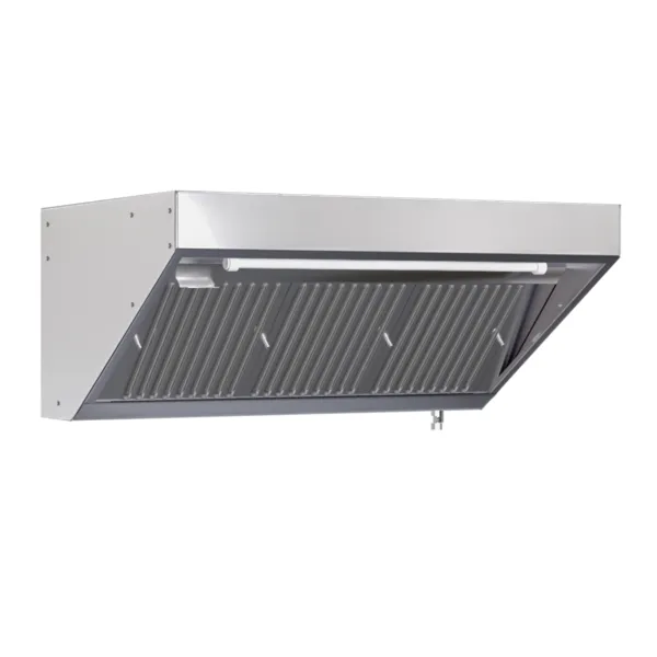 Abzugshaube Snack Tiefe 700 mit LED und ohne Motor - Länge 1600