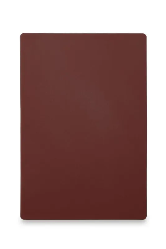 Planche à Découper HACCP - 600 x 400 mm - Marron - 18 mm d'Epaisseur