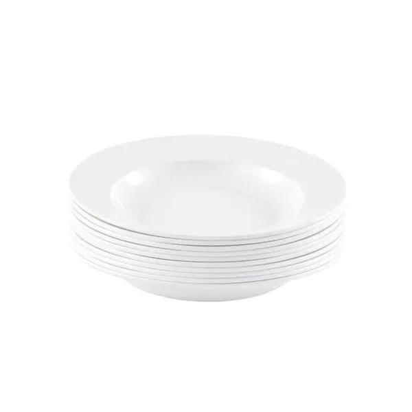 Lot De 10 Assiettes Blanches