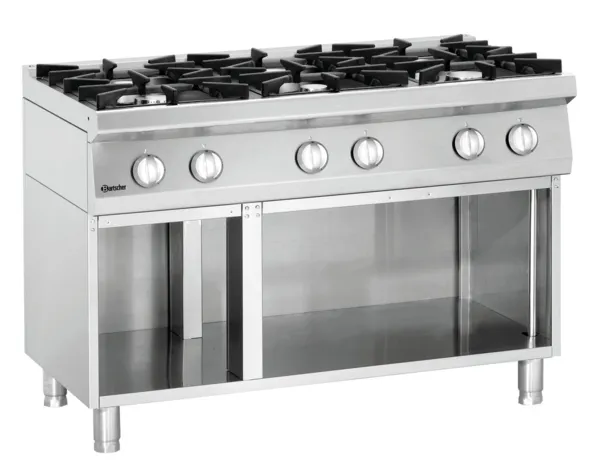 Fornuis Serie 700 - 6 open branders
