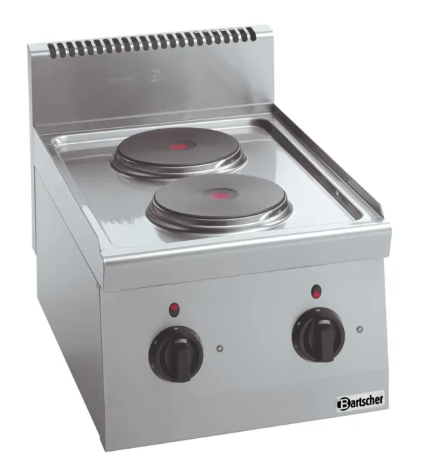 Elektrisch fornuis - 2 platen van 180 mm