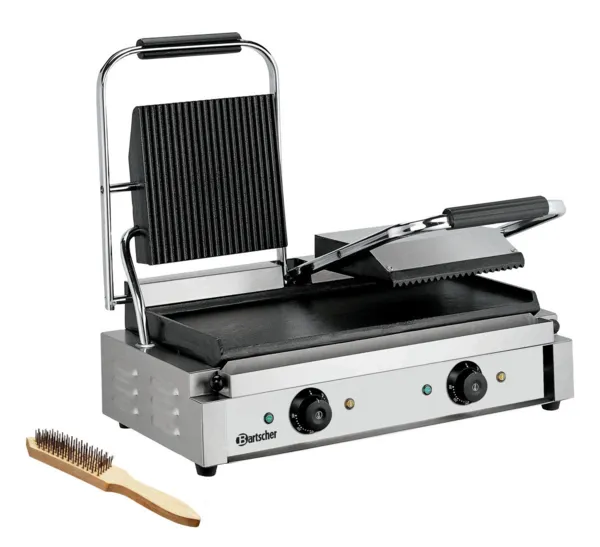 Dubbele Panini-machine - Gemengde platen