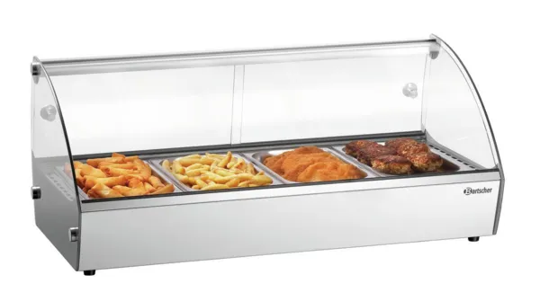 Verwarmde Display - 4 GN 1/3