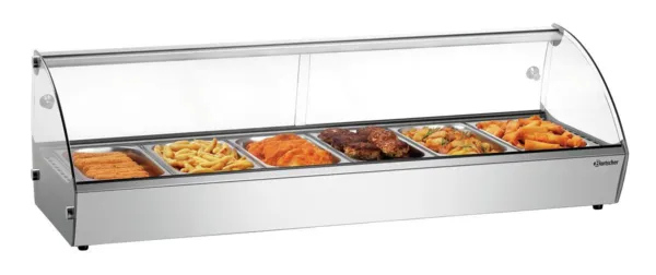 Verwarmde Display - 6 GN 1/3