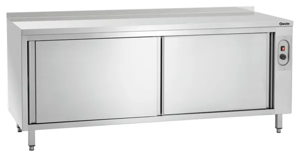 Armoire Chauffante avec Dosseret - L 2000 x P 700 mm