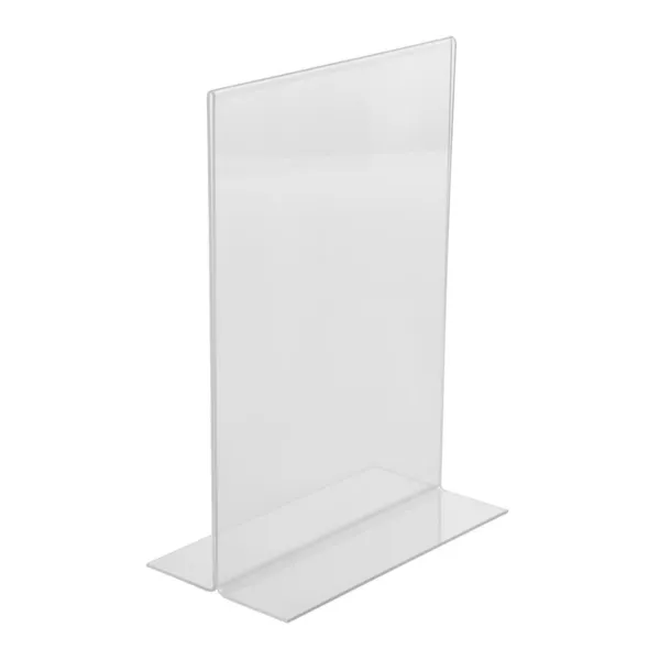 Vertikale Menüschutzhülle aus Acryl A5
