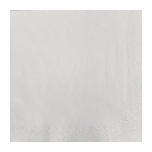 Professioneel wit papieren servet 3-laags - 400 x 400 mm - Set van 4 x 250