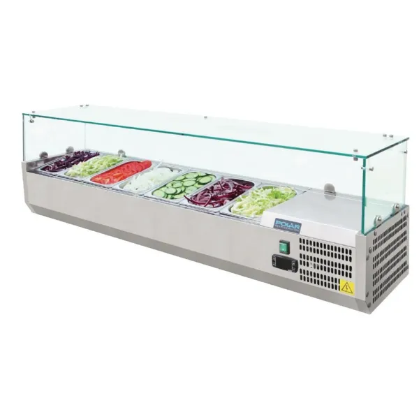 Koelvitrine voor ingrediënten Serie G - 7 x GN 1/4