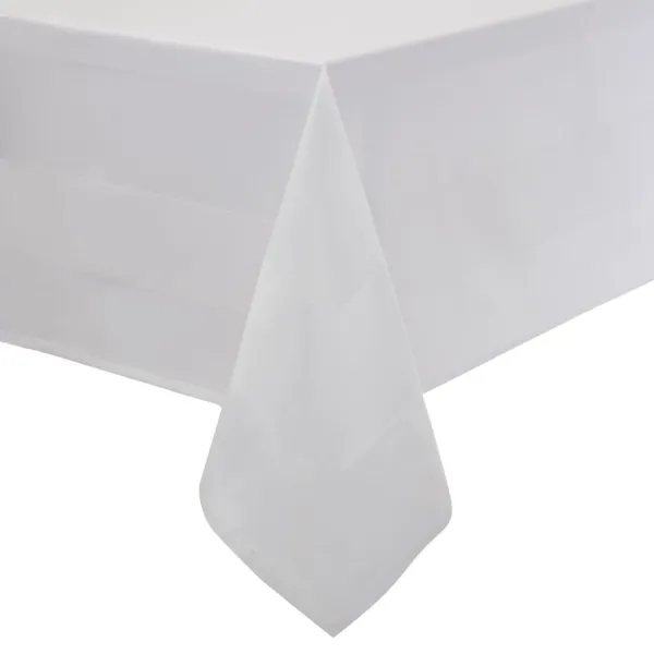 Nappe Blanche Bande De Satin 1600 X 1600Mm