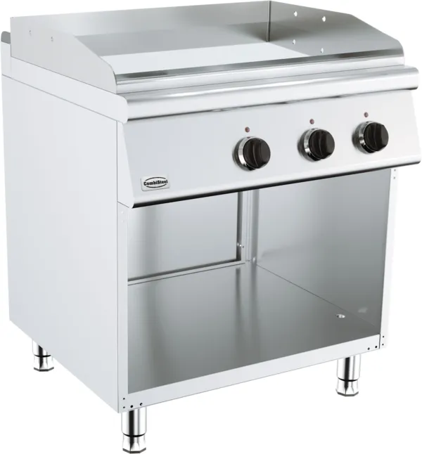 Elektrische Grillplatte mit glatter Platte Serie 700 - 800 x 700 mm