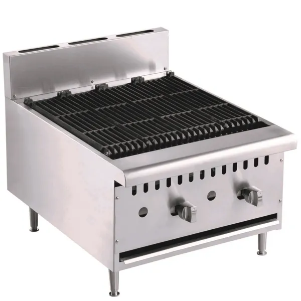 Grill mit Lavastein - 615 x 800 mm